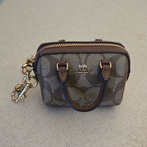 Mini Coach Purse Keychain